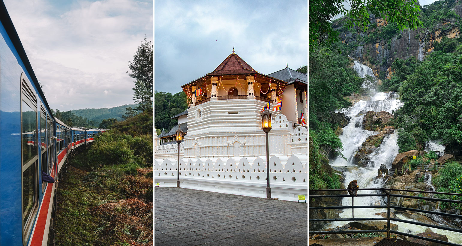 Three-day Sri Lanka highlights tour through Kandy, Nuwara Eliya, and Ella